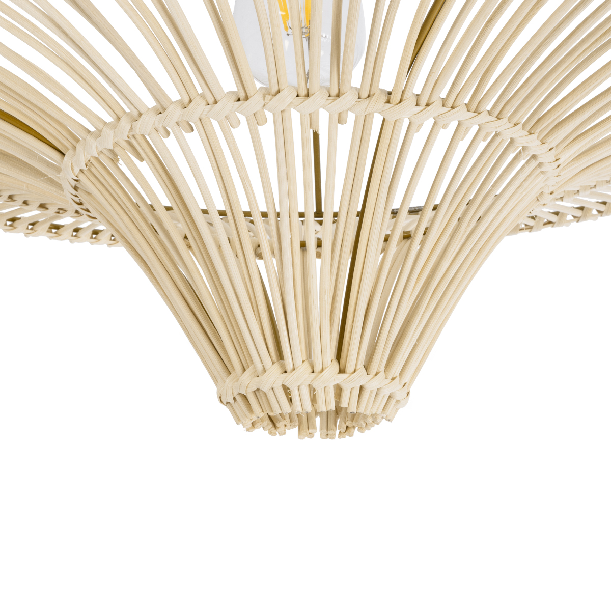 LEDTM® PALERMO 02152 Boho Κρεμαστό Φωτιστικό Οροφής με Ντουί 1 x E27 AC 220-240V IP20 - Μπεζ - Μ60 x Π60 x Υ36cm - Image 6
