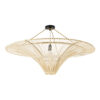 LEDTM® PALERMO 02153 Boho Φωτιστικό Οροφής με Ντουί 1 x E27 AC 220-240V IP20 - Μπεζ - Μ100 x Π100 x Υ55cm - Image 2