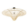 LEDTM® PALERMO 02153 Boho Φωτιστικό Οροφής με Ντουί 1 x E27 AC 220-240V IP20 - Μπεζ - Μ100 x Π100 x Υ55cm - Image 5