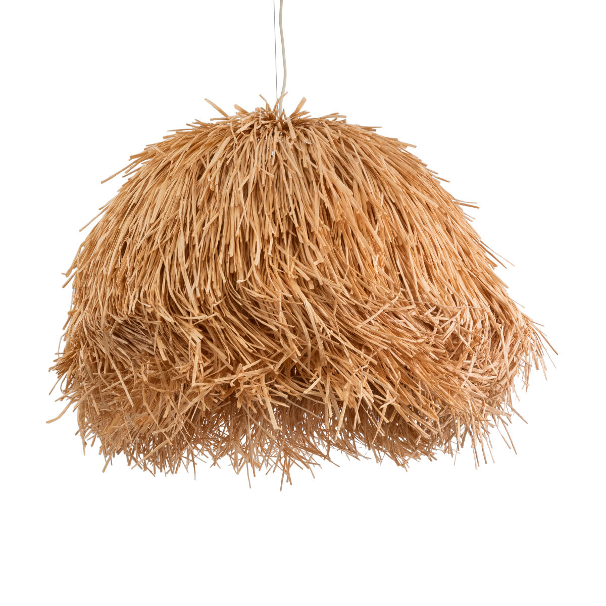 LEDTM® GUADELOUPE 02155 Boho Κρεμαστό Φωτιστικό Οροφής με Ντουί 1 x E27 AC 220-240V IP20 - Καφέ - Μ80 x Π80 x Υ60cm - Image 2