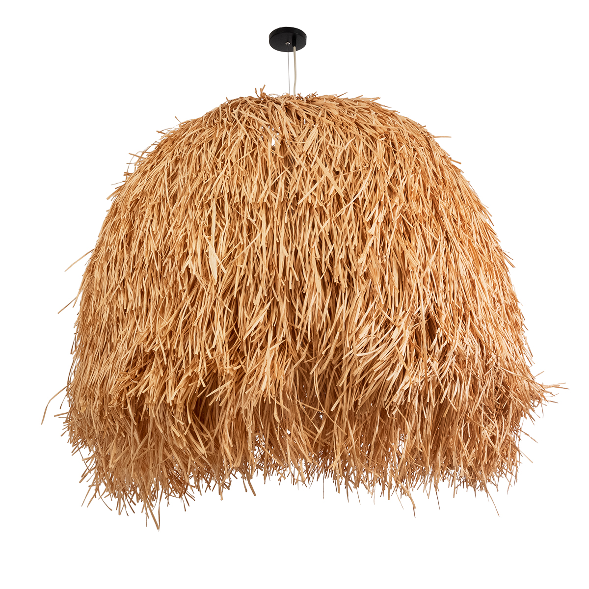 LEDTM® GUADELOUPE 02156 Boho Κρεμαστό Φωτιστικό Οροφής με Ντουί 1 x E27 AC 220-240V IP20 - Μπεζ - Μ120 x Π120 x Υ100cm - Image 4