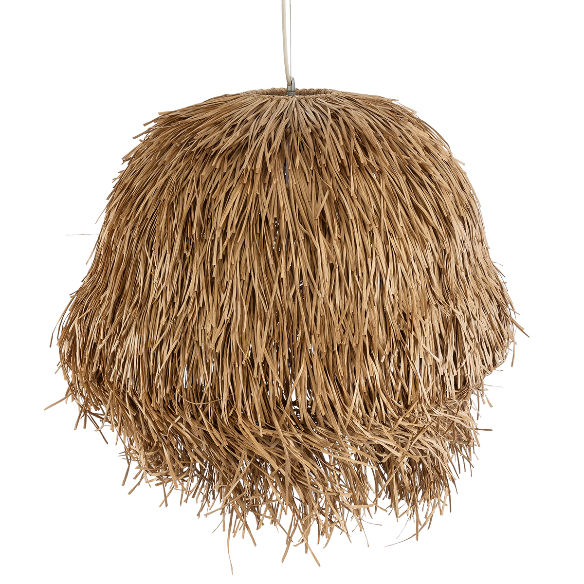 LEDTM® GUADELOUPE 02158 Boho Κρεμαστό Φωτιστικό Οροφής με Ντουί 1 x E27 AC 220-240V IP20 - Μπεζ - Μ80 x Π80 x Υ60cm - Image 7