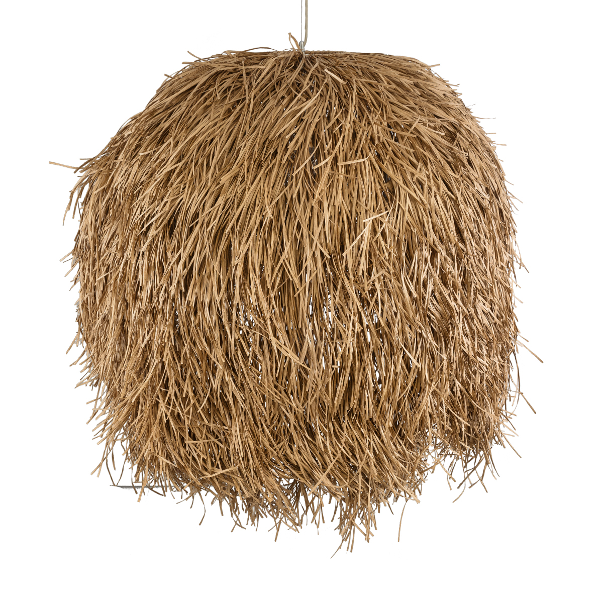 LEDTM® GUADELOUPE 02159 Boho Κρεμαστό Φωτιστικό Οροφής με Ντουί 1 x E27 AC 220-240V IP20 - Μπεζ - Μ120 x Π120 x Υ100cm - Image 7