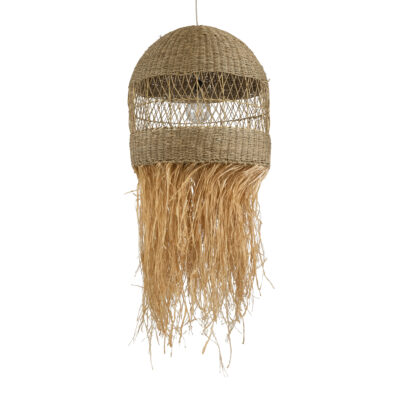 Alternative view of LEDTM® SAINTLUCIA 02161 Boho Κρεμαστό Φωτιστικό Οροφής με Ντουί 1 x E27 AC 220-240V IP20 - Μπεζ - Μ66 x Π66 x Υ120cm