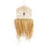 LEDTM® BASSETERRE 02162 Boho Κρεμαστό Φωτιστικό Οροφής με Ντουί 1 x E27 AC 220-240V IP20 - Μπεζ - Μ35 x Π35 x Υ60cm - Image 5