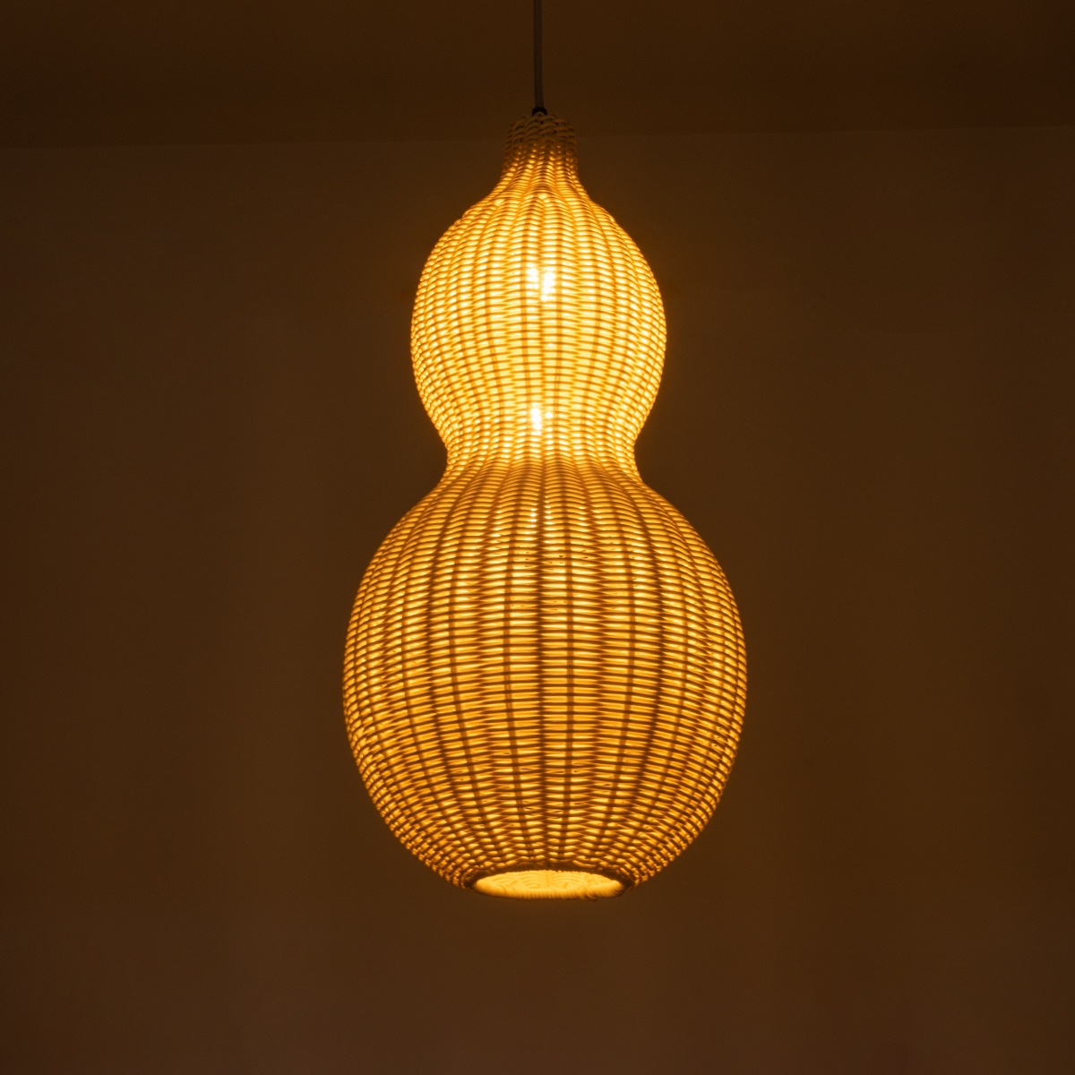 LEDTM® KINGSTOWN 02168 Boho Κρεμαστό Φωτιστικό Οροφής με Ντουί 1 x E27 AC 220-240V IP20 - Μπεζ - Μ30 x Π30 x Υ60cm - Image 3
