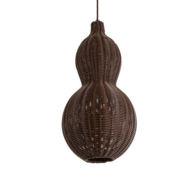 Alternative view of LEDTM® KINGSTOWN 02169 Boho Κρεμαστό Φωτιστικό Οροφής με Ντουί 1 x E27 AC 220-240V IP20 - Καφέ - Μ30 x Π30 x Υ60cm