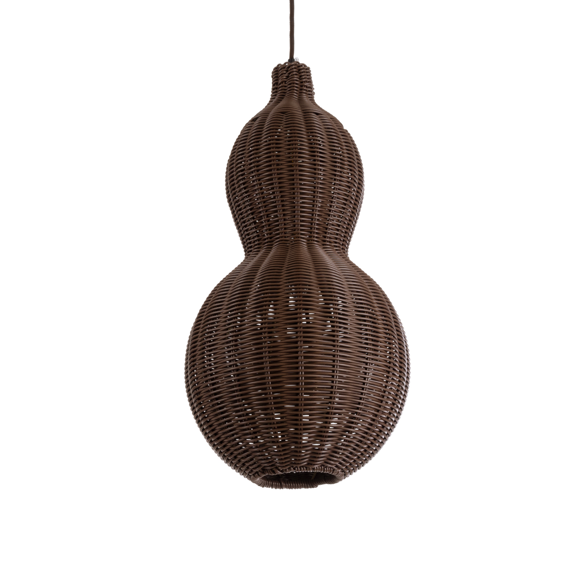 LEDTM® KINGSTOWN 02169 Boho Κρεμαστό Φωτιστικό Οροφής με Ντουί 1 x E27 AC 220-240V IP20 - Καφέ - Μ30 x Π30 x Υ60cm - Image 2