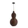 LEDTM® KINGSTOWN 02169 Boho Κρεμαστό Φωτιστικό Οροφής με Ντουί 1 x E27 AC 220-240V IP20 - Καφέ - Μ30 x Π30 x Υ60cm - Image 4