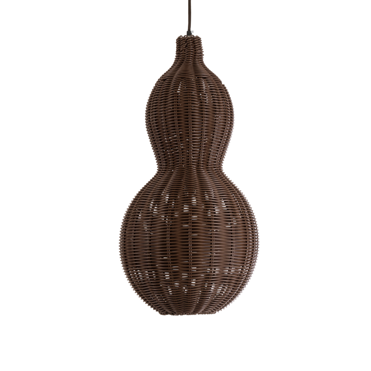 LEDTM® KINGSTOWN 02169 Boho Κρεμαστό Φωτιστικό Οροφής με Ντουί 1 x E27 AC 220-240V IP20 - Καφέ - Μ30 x Π30 x Υ60cm - Image 5