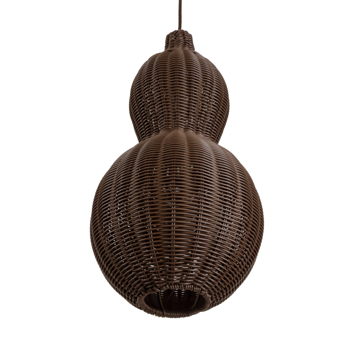 LEDTM® KINGSTOWN 02169 Boho Κρεμαστό Φωτιστικό Οροφής με Ντουί 1 x E27 AC 220-240V IP20 - Καφέ - Μ30 x Π30 x Υ60cm - Image 6