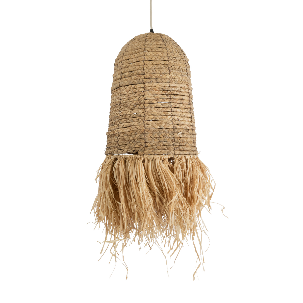LEDTM® PORTOFERRAIO 02170 Boho Κρεμαστό Φωτιστικό Οροφής με Ντουί 1 x E27 AC 220-240V IP20 - Μπεζ - Μ30 x Π30 x Υ70cm - Image 5