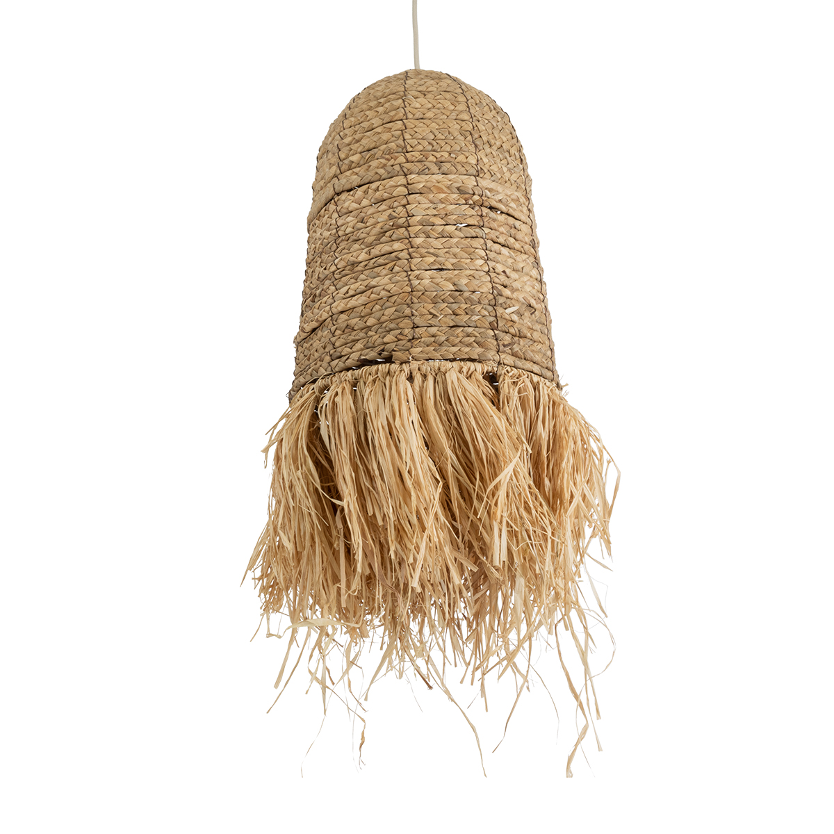 LEDTM® PORTOFERRAIO 02170 Boho Κρεμαστό Φωτιστικό Οροφής με Ντουί 1 x E27 AC 220-240V IP20 - Μπεζ - Μ30 x Π30 x Υ70cm - Image 6