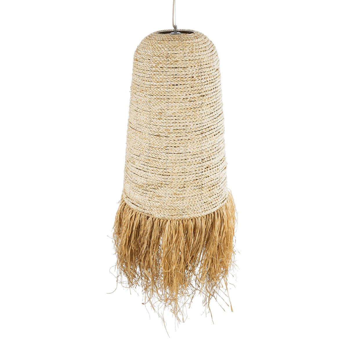 LEDTM® LETA 02171 Boho Κρεμαστό Φωτιστικό Οροφής με Ντουί 1 x E27 AC 220-240V IP20 - Μπεζ - Μ50 x Π50 x Υ150cm - Image 7