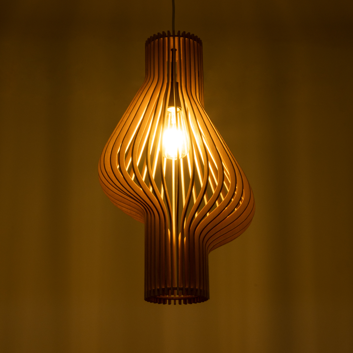 LEDTM® SCANDINAVIA 02172 Boho Κρεμαστό Φωτιστικό Οροφής με Ντουί 1 x E27 AC 220-240V IP20 - Μπεζ - Μ32 x Π32 x Υ56cm - Image 3