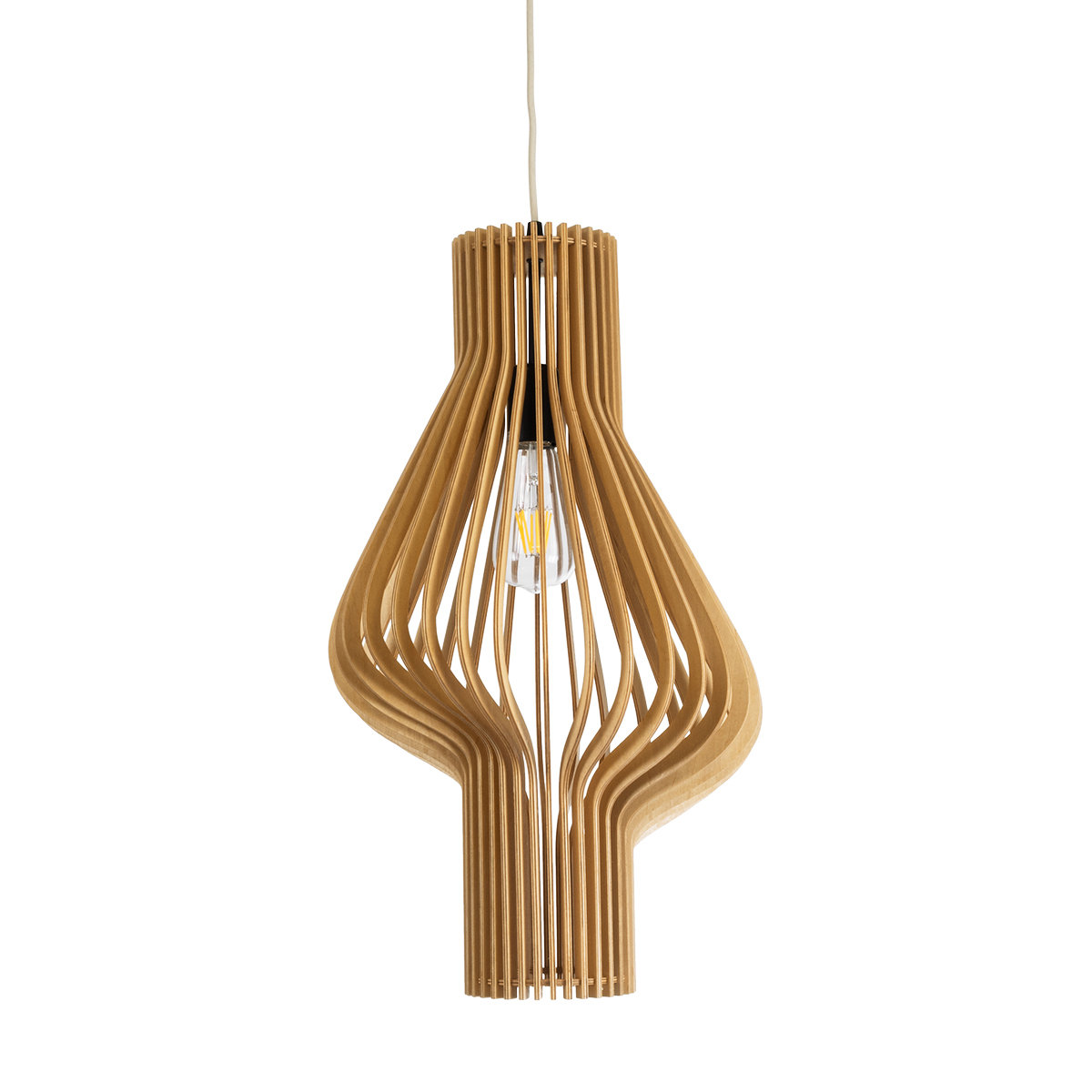 LEDTM® SCANDINAVIA 02172 Boho Κρεμαστό Φωτιστικό Οροφής με Ντουί 1 x E27 AC 220-240V IP20 - Μπεζ - Μ32 x Π32 x Υ56cm - Image 5
