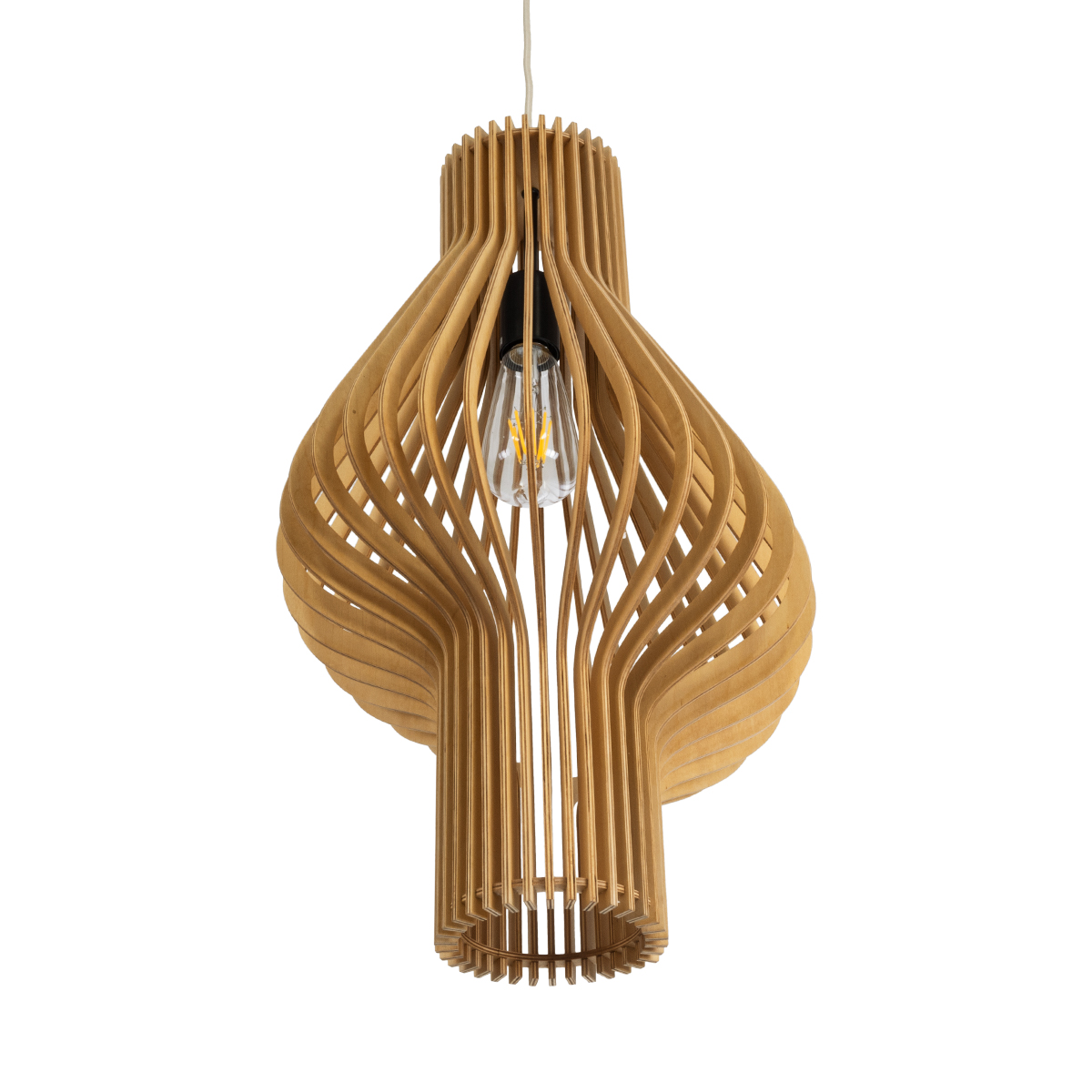 LEDTM® SCANDINAVIA 02172 Boho Κρεμαστό Φωτιστικό Οροφής με Ντουί 1 x E27 AC 220-240V IP20 - Μπεζ - Μ32 x Π32 x Υ56cm - Image 6