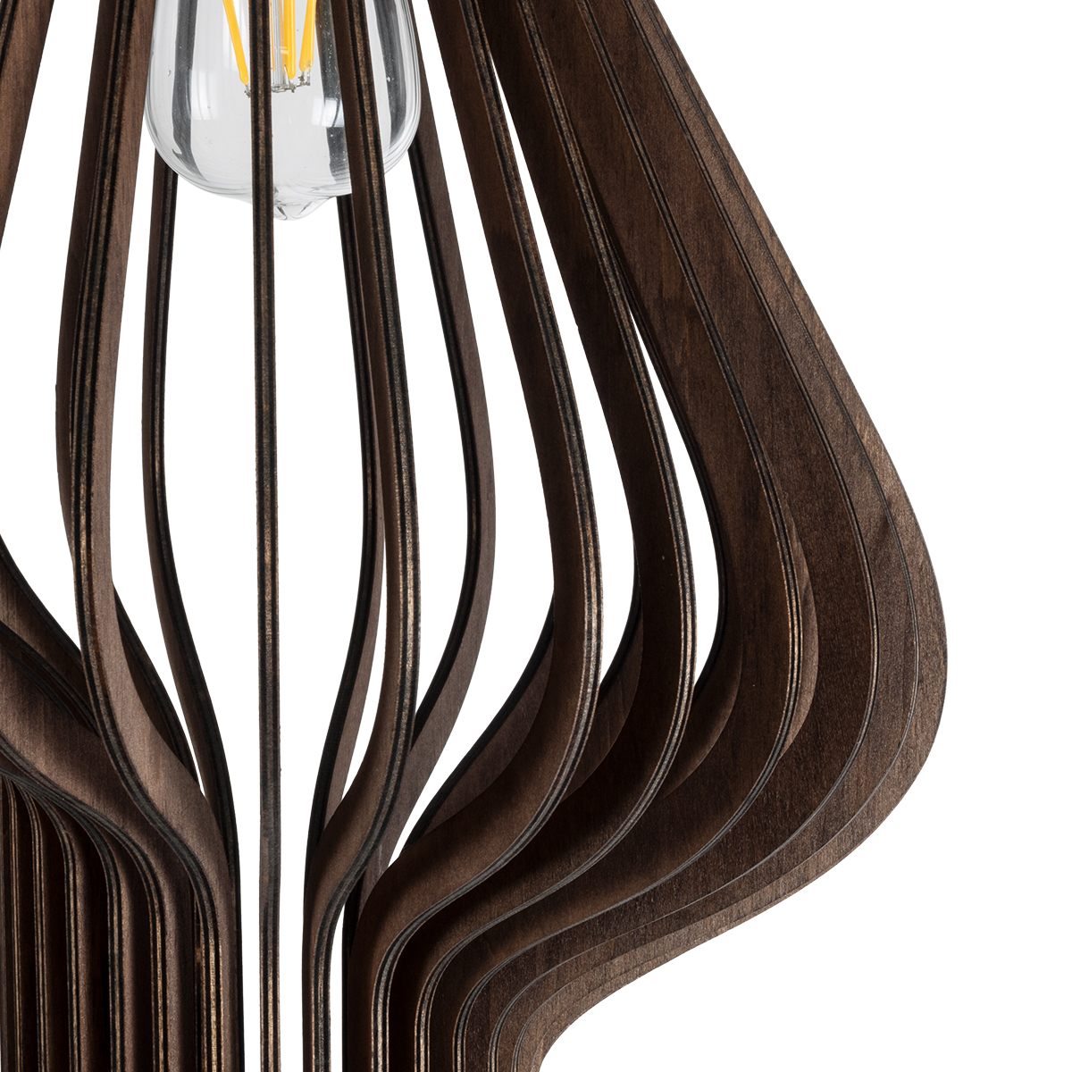 LEDTM® MIHIRO 02173 Boho Κρεμαστό Φωτιστικό Οροφής με Ντουί 1 x E27 AC 220-240V IP20 - Καφέ - Μ32 x Π32 x Υ56cm - Image 8