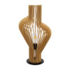 LEDTM® MIHIRO 02176 Boho Επιτραπέζιο Φωτιστικό Πορτατίφ με Ντουί 1 x E27 AC 220-240V IP20 - Μπεζ& Μαύρο - Μ33 x Π33 x Υ57cm - Image 4