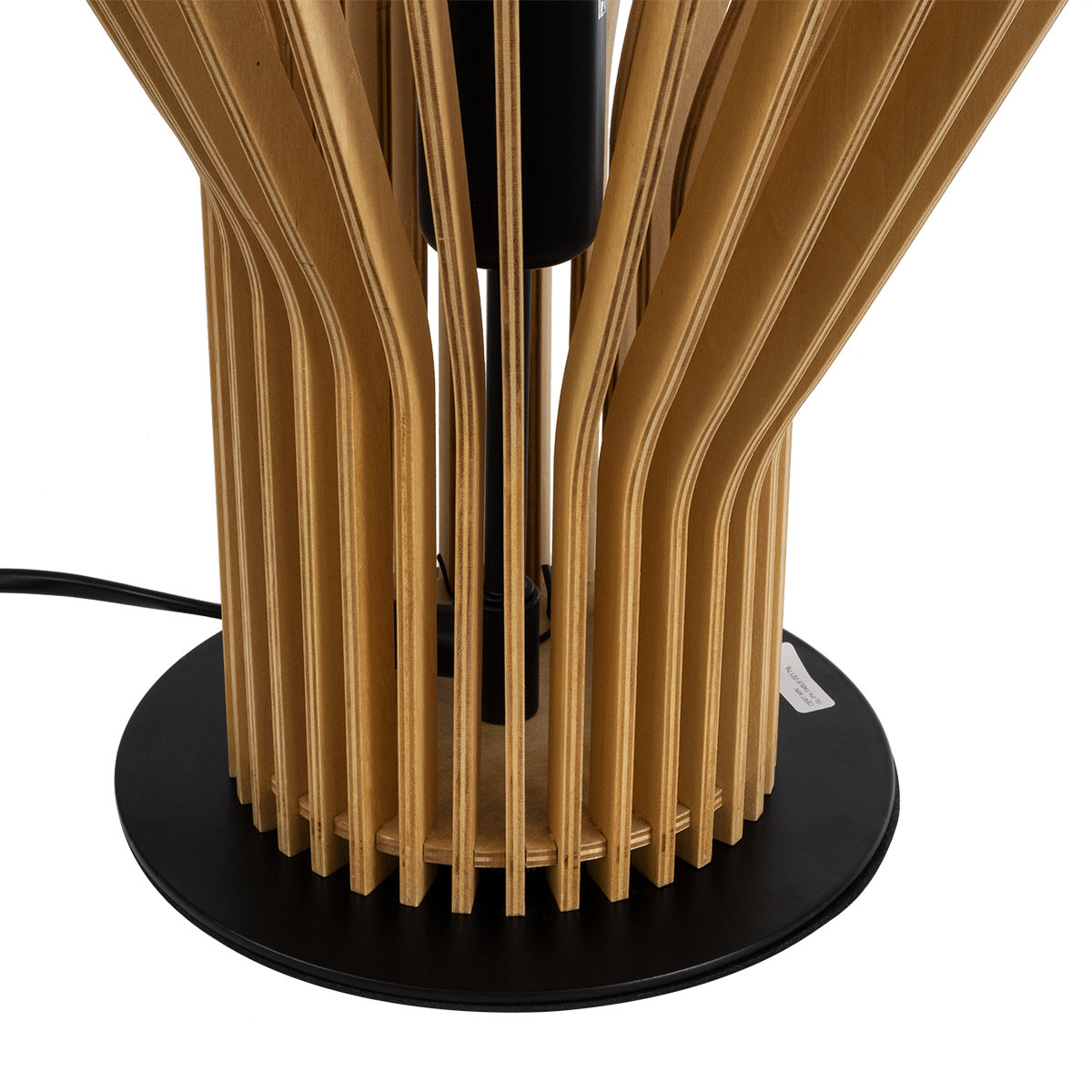 LEDTM® MIHIRO 02176 Boho Επιτραπέζιο Φωτιστικό Πορτατίφ με Ντουί 1 x E27 AC 220-240V IP20 - Μπεζ& Μαύρο - Μ33 x Π33 x Υ57cm - Image 7