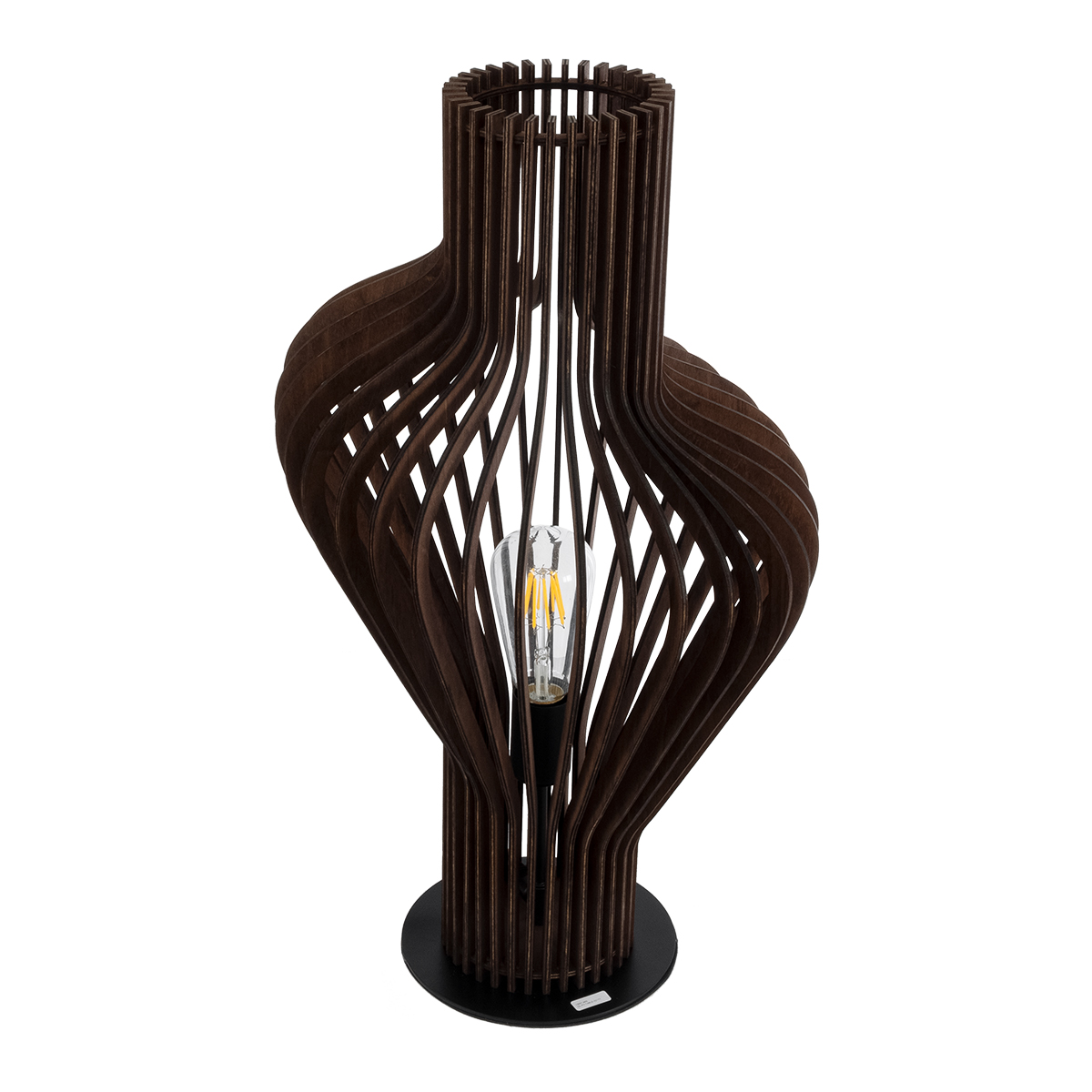 LEDTM® MIHIRO 02177 Boho Επιτραπέζιο Φωτιστικό Πορτατίφ με Ντουί 1 x E27 AC 220-240V IP20 - Καφέ & Μαύρο - Μ33 x Π33 x Υ57cm - Image 5