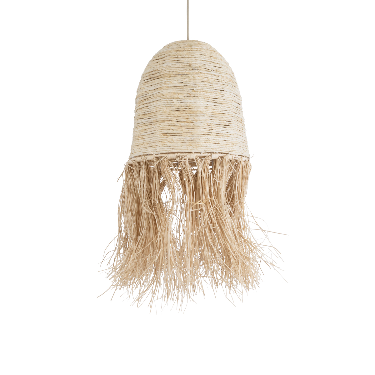 LEDTM® AREMBEPE 02178 Boho Κρεμαστό Φωτιστικό Οροφής με Ντουί 1 x E27 AC 220-240V IP20 - Μπεζ - Μ34 x Π34 x Υ70cm - Image 2