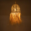 LEDTM® AREMBEPE 02178 Boho Κρεμαστό Φωτιστικό Οροφής με Ντουί 1 x E27 AC 220-240V IP20 - Μπεζ - Μ34 x Π34 x Υ70cm - Image 3