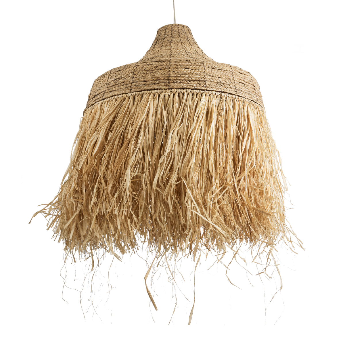 LEDTM® PORTOFERRAIO 02186 Boho Κρεμαστό Φωτιστικό Οροφής με Ντουί 1 x E27 AC 220-240V IP20 - Μπεζ - Μ80 x Π80 x Υ120cm - Image 6