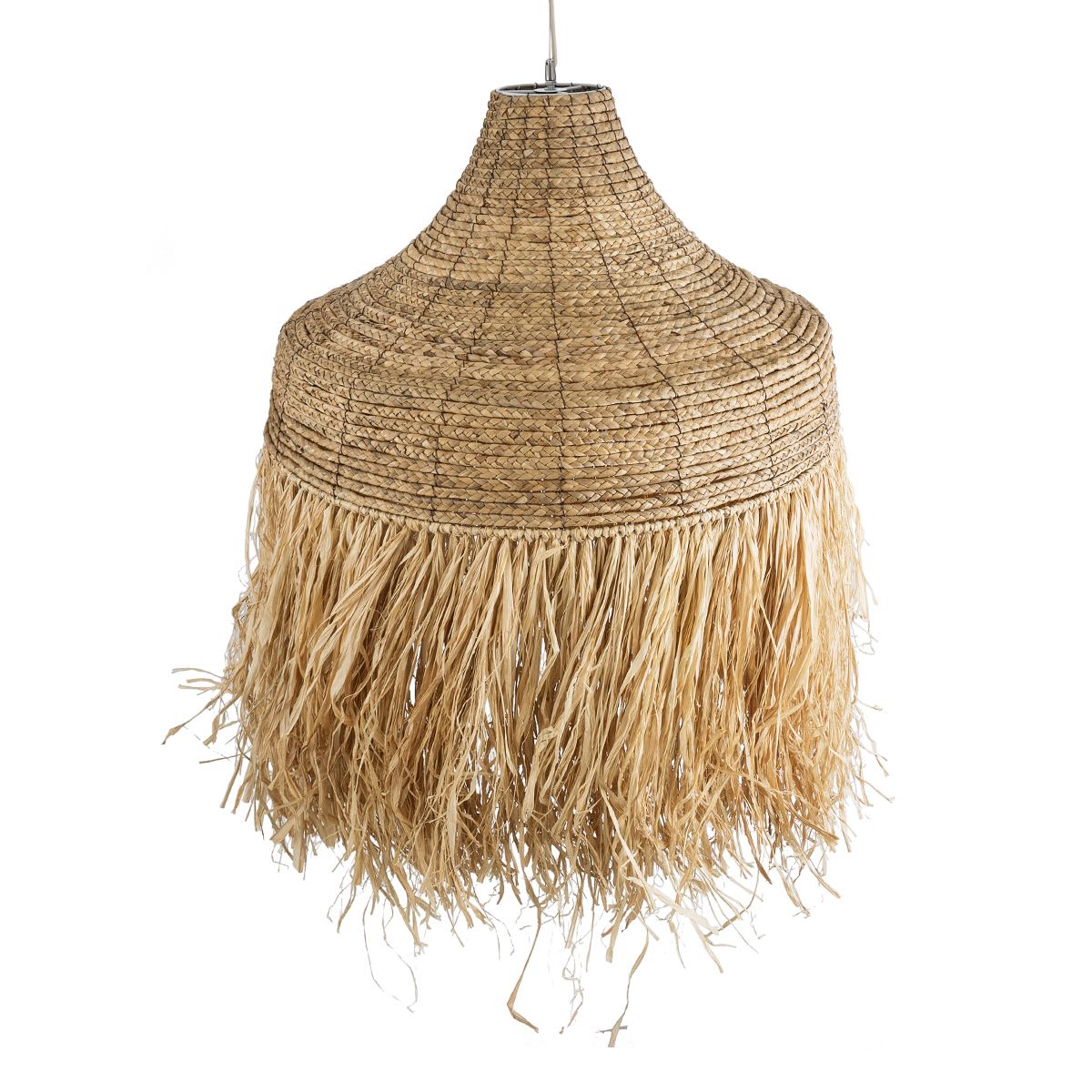 LEDTM® PORTOFERRAIO 02186 Boho Κρεμαστό Φωτιστικό Οροφής με Ντουί 1 x E27 AC 220-240V IP20 - Μπεζ - Μ80 x Π80 x Υ120cm - Image 7