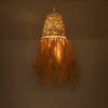 LEDTM® LETA 02189 Boho Κρεμαστό Φωτιστικό Οροφής με Ντουί 1 x E27 AC 220-240V IP20 - Μπεζ - Μ34 x Π34 x Υ70cm - Image 3
