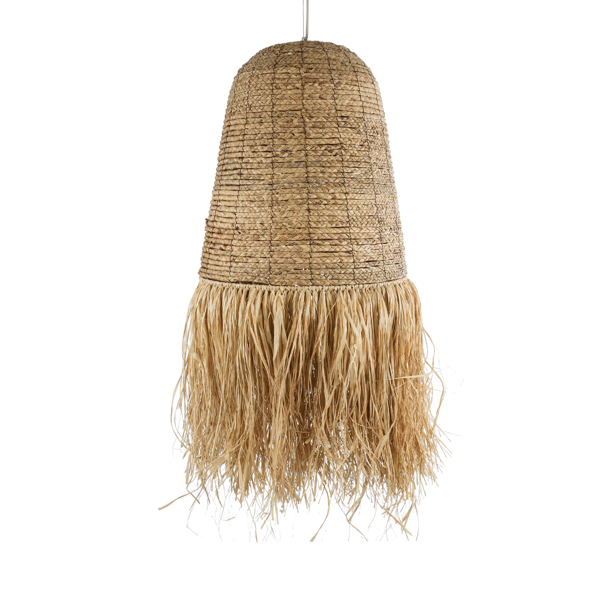 LEDTM® PORTOFERRAIO 02190 Boho Κρεμαστό Φωτιστικό Οροφής με Ντουί 1 x E27 AC 220-240V IP20 - Μπεζ - Μ60 x Π60 x Υ120cm - Image 5