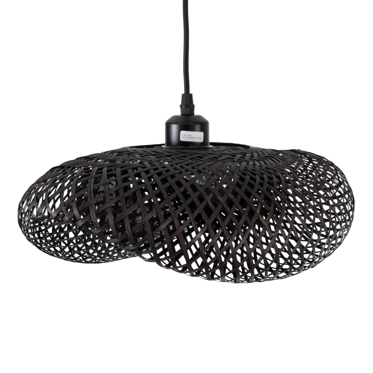 LEDTM® MEXICO 02200 Boho Κρεμαστό Φωτιστικό Οροφής με Ντουί 1 x E27 AC 220-240V IP20 - Μαύρο - Μ40 x Π30 x Υ13cm - Image 6