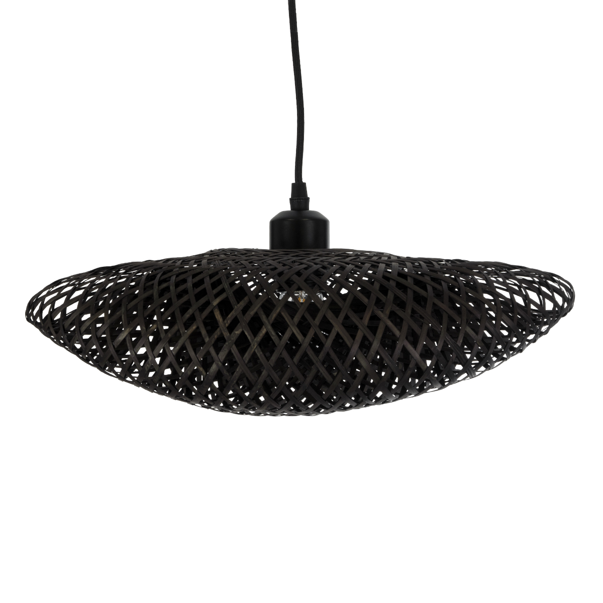 LEDTM® MEXICO 02200 Boho Κρεμαστό Φωτιστικό Οροφής με Ντουί 1 x E27 AC 220-240V IP20 - Μαύρο - Μ40 x Π30 x Υ13cm - Image 7