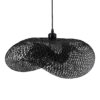 LEDTM® MEXICO 02201 Boho Κρεμαστό Φωτιστικό Οροφής με Ντουί 1 x E27 AC 220-240V IP20 - Μαύρο - Μ65 x Π45 x Υ18cm - Image 6