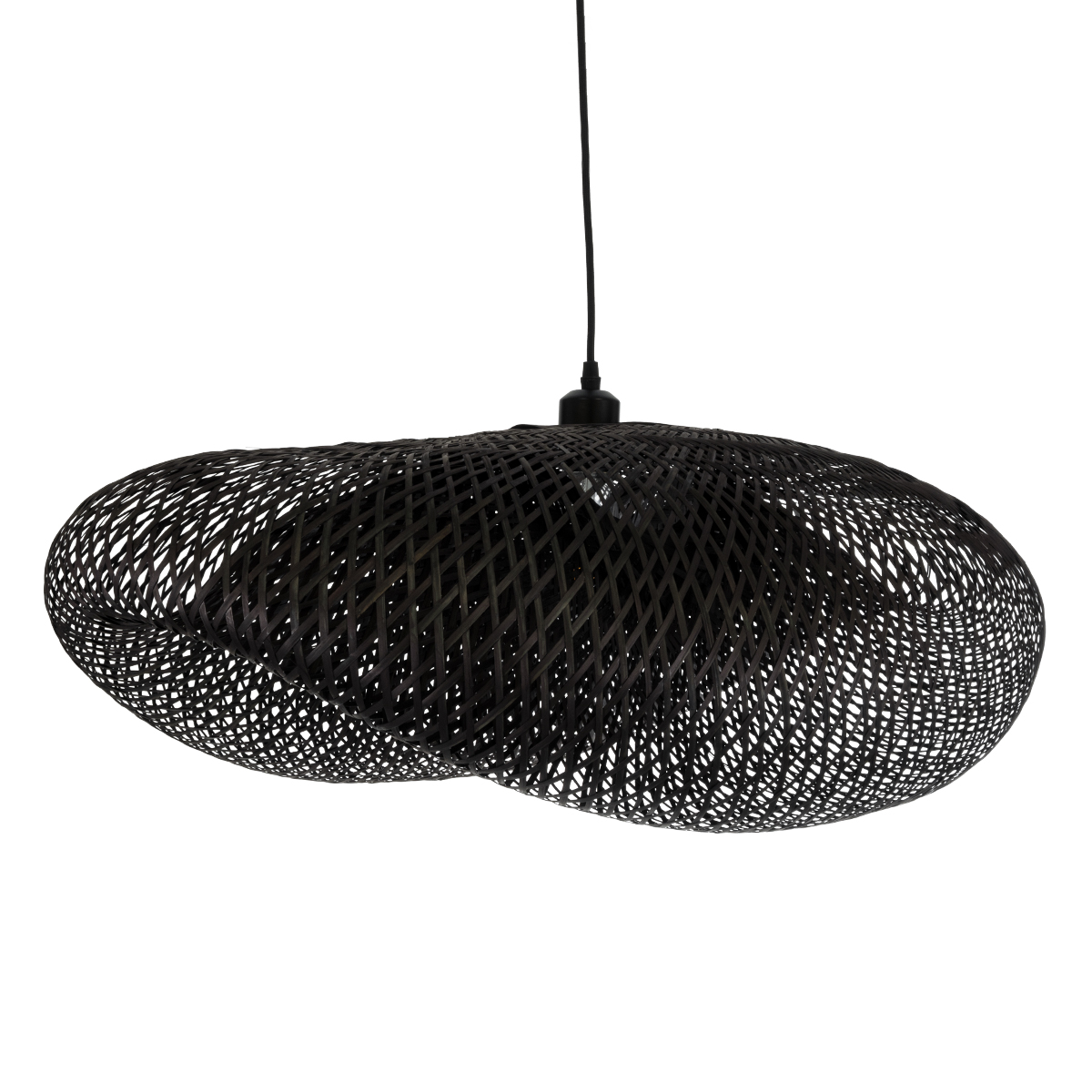LEDTM® MEXICO 02202 Boho Κρεμαστό Φωτιστικό Οροφής με Ντουί 1 x E27 AC 220-240V IP20 - Μαύρο - Μ85 x Π50 x Υ30cm - Image 4