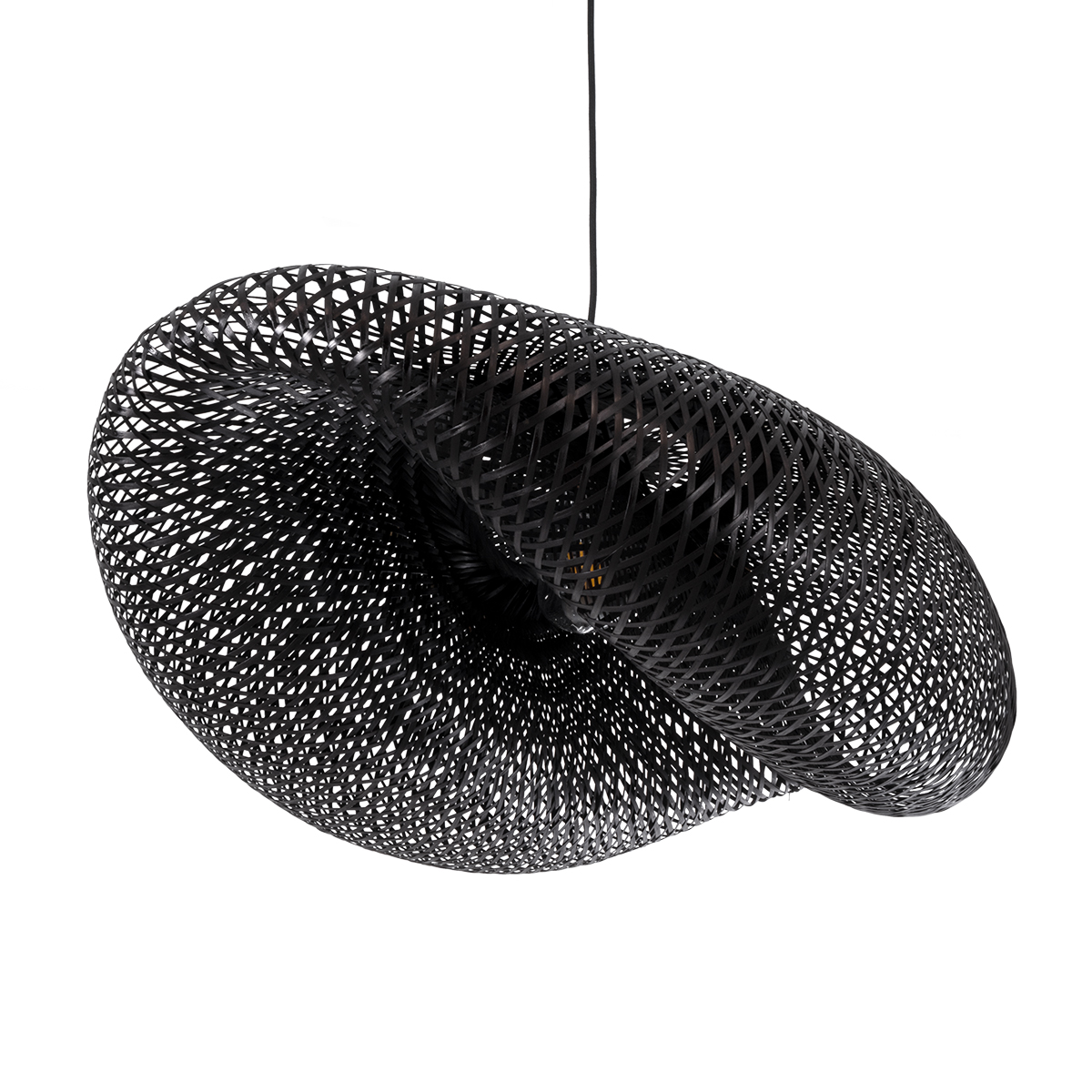 LEDTM® MEXICO 02202 Boho Κρεμαστό Φωτιστικό Οροφής με Ντουί 1 x E27 AC 220-240V IP20 - Μαύρο - Μ85 x Π50 x Υ30cm - Image 5