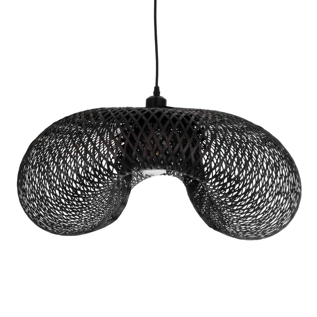LEDTM® MEXICO 02202 Boho Κρεμαστό Φωτιστικό Οροφής με Ντουί 1 x E27 AC 220-240V IP20 - Μαύρο - Μ85 x Π50 x Υ30cm - Image 8