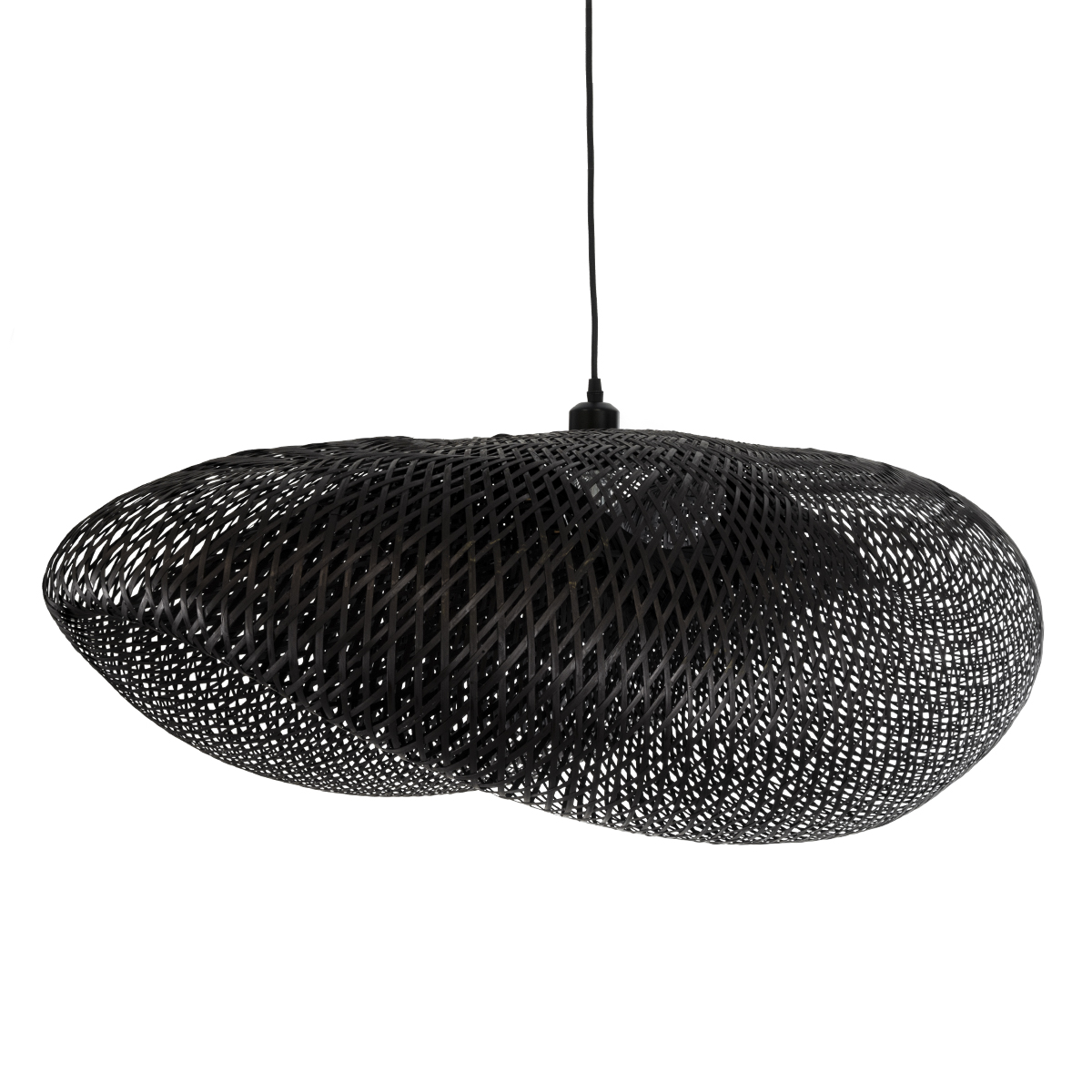 LEDTM® MEXICO 02203 Boho Κρεμαστό Φωτιστικό Οροφής με Ντουί 1 x E27 AC 220-240V IP20 - Μαύρο - Μ100 x Π62 x Υ33cm - Image 4