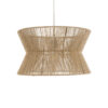 LEDTM® BISBEE 02204 Boho Κρεμαστό Φωτιστικό Οροφής με Ντουί 1 x E27 AC 220-240V IP20 - Μπεζ - Μ50 x Π50 x Υ28cm - Image 5