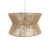 LEDTM® BISBEE 02204 Boho Κρεμαστό Φωτιστικό Οροφής με Ντουί 1 x E27 AC 220-240V IP20 - Μπεζ - Μ50 x Π50 x Υ28cm - Image 7