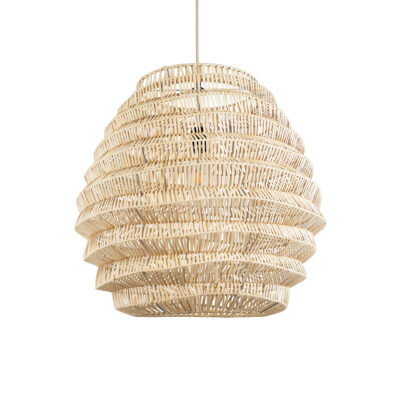 Alternative view of LEDTM® OREGON 02206 Boho Κρεμαστό Φωτιστικό Οροφής με Ντουί 1 x E27 AC 220-240V IP20 - Μπεζ - Μ60 x Π60 x Υ56cm