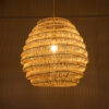 LEDTM® OREGON 02206 Boho Κρεμαστό Φωτιστικό Οροφής με Ντουί 1 x E27 AC 220-240V IP20 - Μπεζ - Μ60 x Π60 x Υ56cm - Image 3