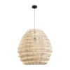 LEDTM® OREGON 02206 Boho Κρεμαστό Φωτιστικό Οροφής με Ντουί 1 x E27 AC 220-240V IP20 - Μπεζ - Μ60 x Π60 x Υ56cm - Image 4