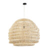 LEDTM® OREGON 02207 Boho Κρεμαστό Φωτιστικό Οροφής με Ντουί 1 x E27 AC 220-240V IP20 - Μπεζ - Μ80 x Π80 x Υ65cm - Image 4