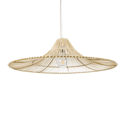 Alternative view of LEDTM® PALERMO 02209 Boho Κρεμαστό Φωτιστικό Οροφής με Ντουί 1 x E27 AC 220-240V IP20 - Μπεζ - Μ100 x Π100 x Υ30cm