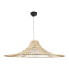 LEDTM® PALERMO 02209 Boho Κρεμαστό Φωτιστικό Οροφής με Ντουί 1 x E27 AC 220-240V IP20 - Μπεζ - Μ100 x Π100 x Υ30cm - Image 4