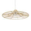 LEDTM® PALERMO 02209 Boho Κρεμαστό Φωτιστικό Οροφής με Ντουί 1 x E27 AC 220-240V IP20 - Μπεζ - Μ100 x Π100 x Υ30cm - Image 6
