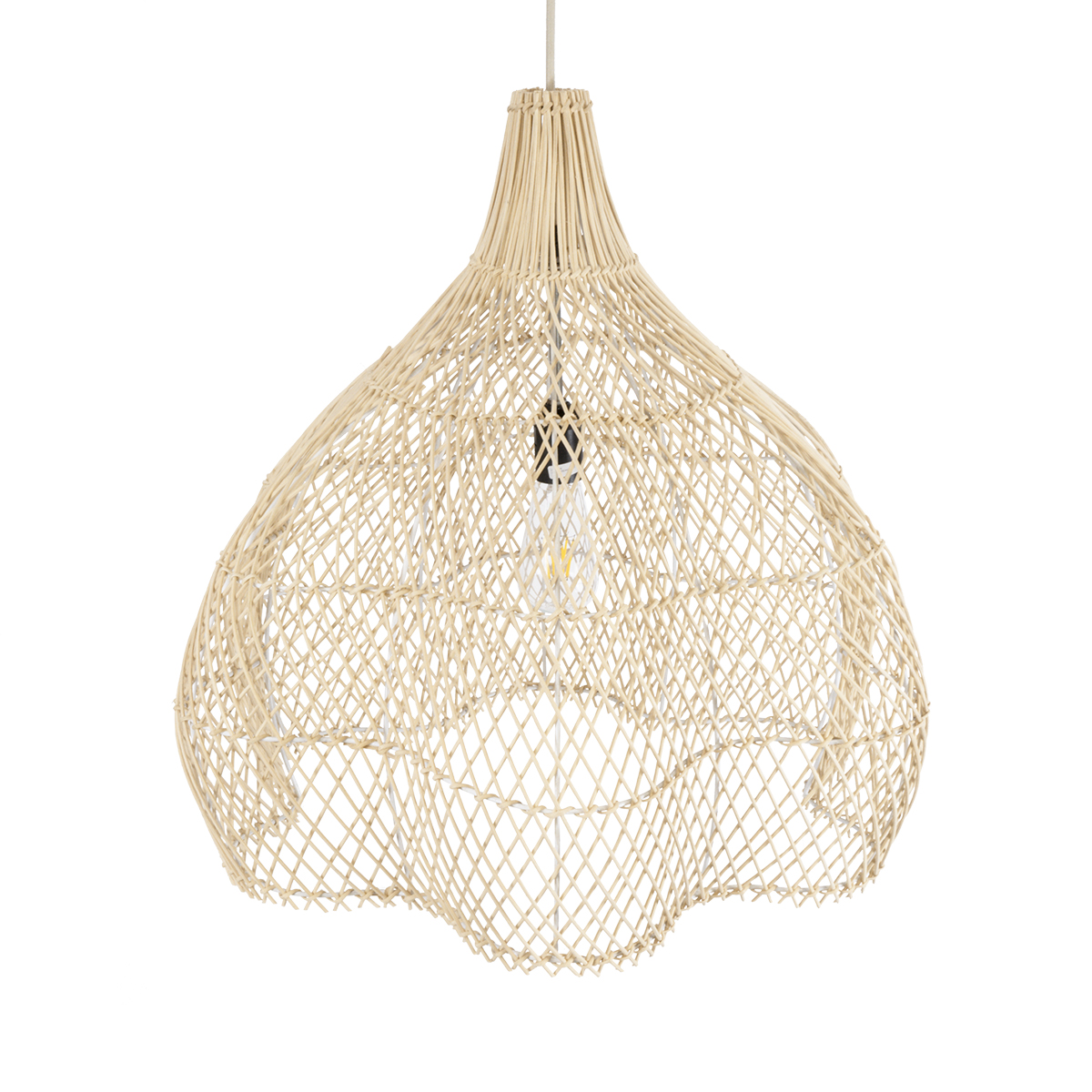 LEDTM® ADEJE 02210 Boho Κρεμαστό Φωτιστικό Οροφής με Ντουί 1 x E27 AC 220-240V IP20 - Μπεζ - Μ60 x Π60 x Υ60cm - Image 7