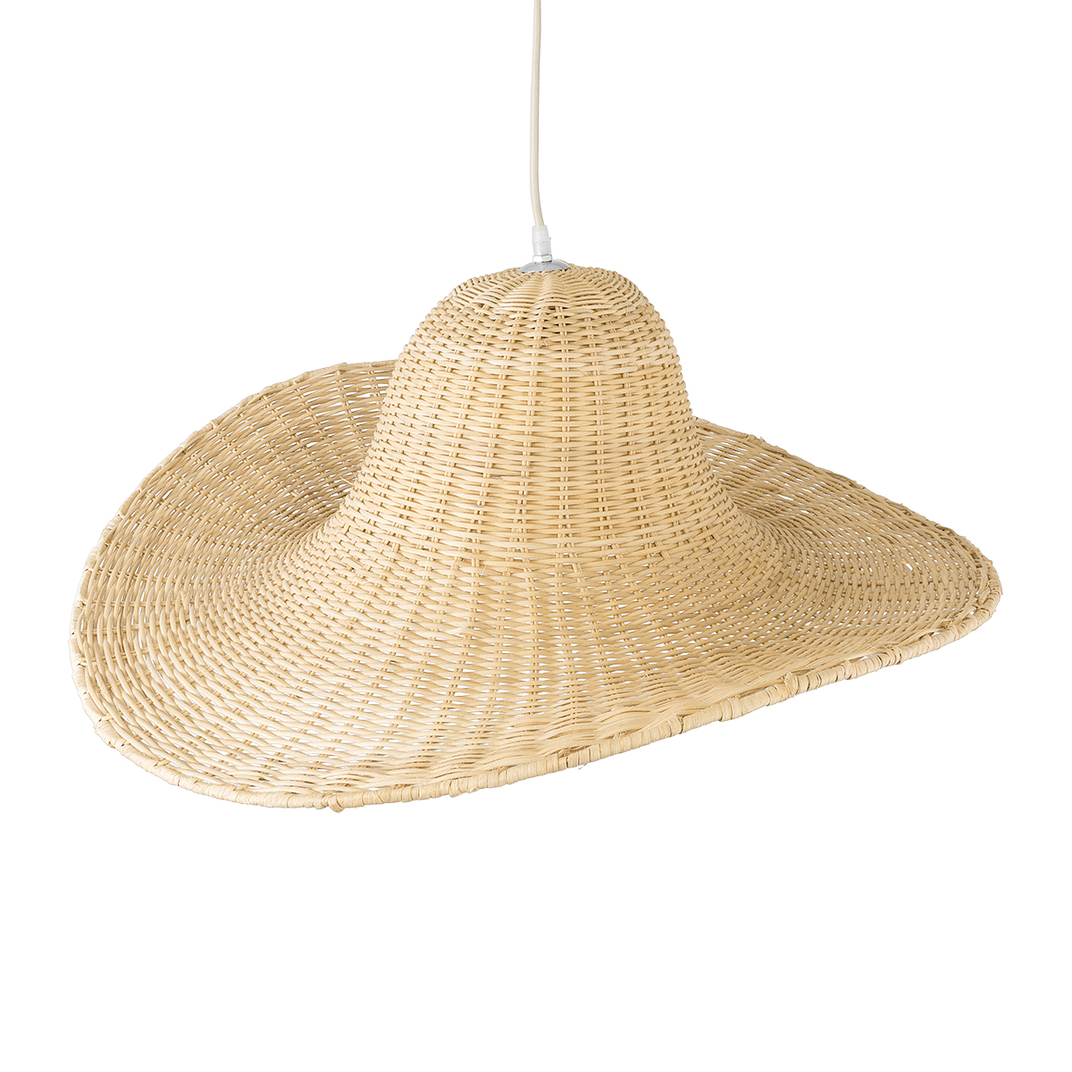 LEDTM® ESPARGOS 02214 Boho Κρεμαστό Φωτιστικό Οροφής με Ντουί 1 x E27 AC 220-240V IP20 - Μπεζ - Μ70 x Π70 x Υ35cm - Image 6
