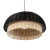 LEDTM® CORSICA 02216 Boho Κρεμαστό Φωτιστικό Οροφής με Ντουί 1 x E27 AC 220-240V IP20 - Μαύρο & Μπεζ - Μ70 x Π70 x Υ35cm - Image 6